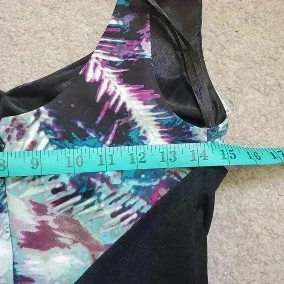 Bebe hi lo butterfly tropical  dress. Size small - Picture 13 of 13